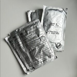 NWT Bravo Sierra Antibacterial Body Wipes 6 pack